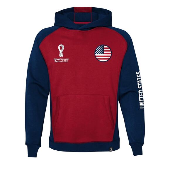 FIFA World Cup Kids Fleece Hoodie (Size S) Jacket Sweatshirt Futbol Soccer NEW - Picture 1 of 7